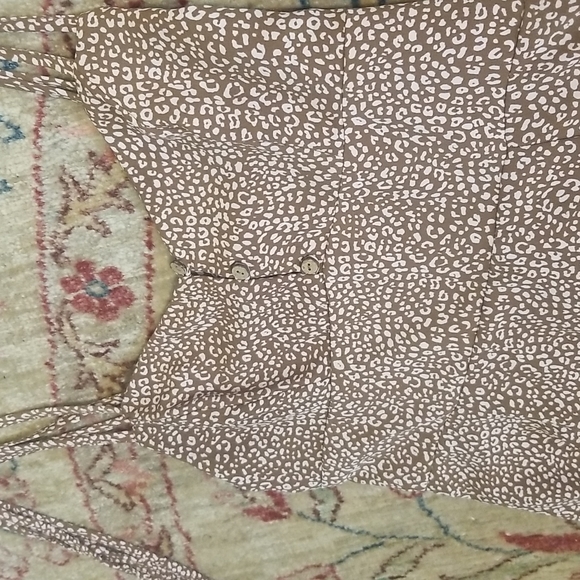 Animal Print Mini Dress Brown - Zara - Picture 6 of 7